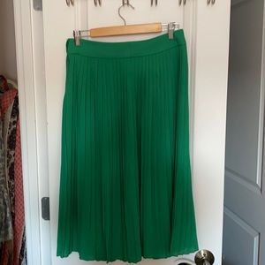 Green jcrew factory skirt